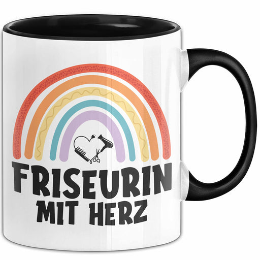 Friseurin Tasse Geschenk Friseurin Mit Herz Frisörin Geschenkidee Trendation