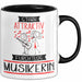 Musikerin Tasse Geschenk Becher Stark Attraktiv Furchtlos Musikerin Lustige Geschenkidee Trendation
