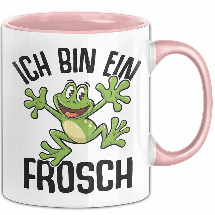 Frosch-Liebhaber Tasse Geschenk Ich Bin Ein Frosch Jungs Rosa Trendation