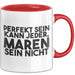 Maren Tasse Perfekt Sein Kann Jeder, Maren Sein Nicht Geschenk Rot Trendation