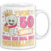 50. Geburtstag Tasse Geschenk Vor 50 Jahren War Ich Mal Die Schnellste Geschenkidee Frauen Mutter Oma Weiß Trendation