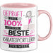 Beste Karatesportlerin Der Welt Tasse Geschenk für Eine Karatesportlerin Geprüft Und Sicher Geschenkidee Geburtstag Weihnachten Rosa Trendation