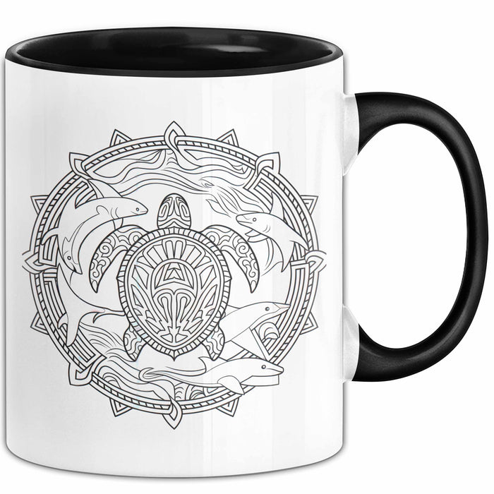Schildkröte Tierliebhaber Tasse Geschenk Lustige Geschenkidee Spruch Schildkröte Orca Delfin Trendation