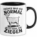 Ziegenbauer Ziegen Tier Tasse Geschenk Lustige Geschenkidee Spruch Früher War Ich Normal Jetzt Habe Ich Ziegen Trendation