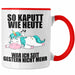 Trendation - Lustige Tassen mit Sprüchen Arbeitskollege Geschenk Kollege Mitarbeiter Geschenkidee Rot Trendation