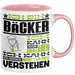 Bäcker Geschenk Tasse Geschenkidee für Bäcker Geburtstag Lustiger Spruch Ich Bin Bäcker Ich Kann Es Dir Erklären Aber Nicht Für Dich Verstehen Funny Rosa Trendation