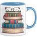 Bibliothekar Tasse Geschenkidee für Bücherliebhaber Blau Trendation