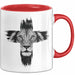Christen Tasse Geschenk Christlich Glauben Kirche Geschenkidee Für Jesus-Fans Kreuz Löwe Rot Trendation