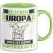 Uropa Tasse Geschenk für Uropa Geburtstag Lustiger Spruch Kaffee-Becher Was Ist Deine Superkraft Grün Trendation