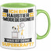 Haustier-Modedesigner Tasse Geschenk für Haustier-Modedesigner Geburtstag Lustiger Spruch Kaffee-Becher Was Ist Deine Superkraft Grün Trendation