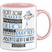 Abenteuerfilmerin Geschenk Becher Tasse Gott Schuf Alle Menschen Gleich Nur Die Besten Durfeten Abenteuerfilmerin Werden Geschenkidee Lustig Rosa Trendation