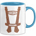 Lausbua Tasse Geschenk Oktober München Geschenkidee Original Becher Blau Trendation
