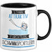 Schwimmsportlerin Tasse Geschenk Becher Stark Attraktiv Furchtlos Schwimmsportlerin Lustige Geschenkidee Trendation