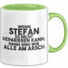 Stefan Tasse Wenn Stefan Nicht Repariert, Sind Wir Am Arsch Geschenk Grün Trendation