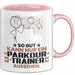 Parkour-Trainer Geschenk Tasse So Gut Kann Nur Ein Parkour-Trainer Aussehen Geschenkidee Kaffee-Becher Rosa Trendation