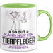 Tierpfleger Geschenk Tasse So Gut Kann Nur Ein Tierpfleger Aussehen Geschenkidee Kaffee-Becher Grün Trendation
