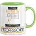 Professorin Tasse Geschenk Becher Stark Attraktiv Furchtlos Professorin Lustige Geschenkidee Grün Trendation