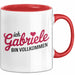 Gabriele Tasse Geschenk Ich Bin Vollkommen Gabriele Geschenkidee Geburtstag Rot Trendation