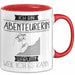 Abenteurerin Tasse Geschenk Ich Bin Abenteurerin Warum Weil Ich Es Kann Geschenkidee Geburtstag Rot Trendation