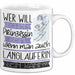 Langläuferin Tasse Geschenk Spruch Wer Will Schon Prinzessin Sein Wenn Man Auch Langläuferin Sein Kann Weiß Trendation