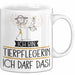 Geschenk für Tierpflegerin Tasse Lustige Geschenkidee Geburtstag Ich Bin Tierpflegerin Ich Darf Das Weiß Trendation