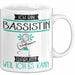 Bassistin Tasse Geschenk Ich Bin Bassistin Warum Weil Ich Es Kann Geschenkidee Geburtstag Weiß Trendation