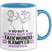 Taekwondo-Kämpfer Geschenk Tasse So Gut Kann Nur Ein Taekwondo-Kämpfer Aussehen Geschenkidee Kaffee-Becher Blau Trendation