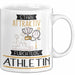 Athletin Tasse Geschenk Becher Stark Attraktiv Furchtlos Athletin Lustige Geschenkidee Weiß Trendation