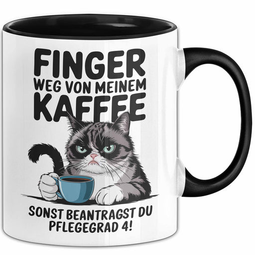Kaffee Humor Tasse Geschenk Finger Weg Von Meinem Kaffee Geschenkidee Geburtstag Krankenschwester Trendation