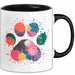 Hund Tierliebhaber Tasse Geschenk Lustige Geschenkidee Spruch Schwarz Trendation