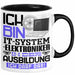 IT-Systemelektroniker Ausbildung Tasse Geschenk Ich Bin IT-Systemelektroniker In Der Ausbildung Ich Darf Das Geschenkidee Spruch Schwarz Trendation