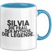 Silvia Tasse Silvia – Die Frau. Der Mythos. Die Legende. Geschenk Blau Trendation