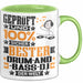 Drum-and-Bass-DJ Geschenk Lustiger Spruch für Drum-and-Bass-DJ Geschenkidee Bester Drum-and-Bass-DJ Der Welt Grün Trendation