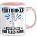 Historiker Tasse Geschenk für Historiker Der Mann Der Alles Kann Geschenkidee zum Geburtstag Rosa Trendation
