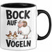 Lustige Tasse Geschenk Bock Auf Voegeln Geschenkidee Witzig Erwachsene Schwarz Trendation