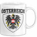 Österreich Tasse Geschenk Flagge Austria Weiß Trendation