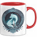 Wolf Tasse Geschenkidee Wikinger Fenriswolf Rot Trendation
