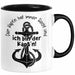 Kapitän Tasse Geschenk Der Käptn Hat Immer Recht Und Ich Bin Der Käptn Bootsführer Boot Besitzer Kaffee-Becher Schwarz Trendation