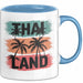 Bangkok Thailand Tasse Geschenk Lustige Geschenkidee Spruch Blau Trendation