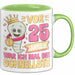 25. Geburtstag Tasse Geschenk Vor 25 Jahren War Ich Mal Die Schnellste Geschenkidee Frauen Mutter Oma Grün Trendation