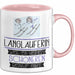 Langläuferin Weil Es Keinen Schöneren Beruf Gibt Tasse Geschenk für Eine Langläuferin Lustig Rosa Trendation