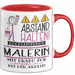 Malerin Tasse Geschenk Lustig Abstand Halten Hochleistungs-Malerin Mit Drang Zur Perfektion Bei Der Arbeit Rot Trendation