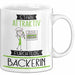 Bäckerin Tasse Geschenk Becher Stark Attraktiv Furchtlos Bäckerin Lustige Geschenkidee Weiß Trendation