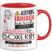 Boxerin Tasse Geschenk Lustiger Spruch Bitte Erheben Sie Sich Seine Majestät Die Boxerin Betritt Den Raum Rot Trendation