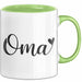 Oma Großmutter Tasse Becher Geschenk Lustige Geschenkidee Spruch Oma Grün Trendation