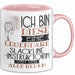 Slackline-Instruktorin Tasse Geschenk Ich Bin Diese Eine Legendäre Slackline-Instruktorin Von Der Alle Reden Geschenkidee Geburtstag Weihnachten Rosa Trendation
