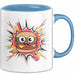 Burger Fan Tasse Geschenk Lustige Geschenkidee Spruch Für Fast Food Fans Blau Trendation