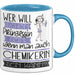 Chemikerin Tasse Geschenk Spruch Wer Will Schon Prinzessin Sein Wenn Man Auch Chemikerin Sein Kann Blau Trendation