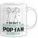 Pop-Fan Geschenk Tasse So Gut Kann Nur Ein Pop-Fan Aussehen Geschenkidee Kaffee-Becher Weiß Trendation