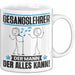 Gesangslehrer Tasse Geschenk für Gesangslehrer Der Mann Der Alles Kann Geschenkidee zum Geburtstag Weiß Trendation